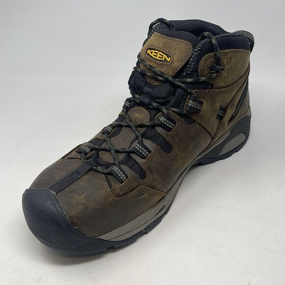 KEEN Utility Detroit XT Waterproof Steel Toe Work Boots Mens 13 EE Brown 1020085 - Picture 8 of 15